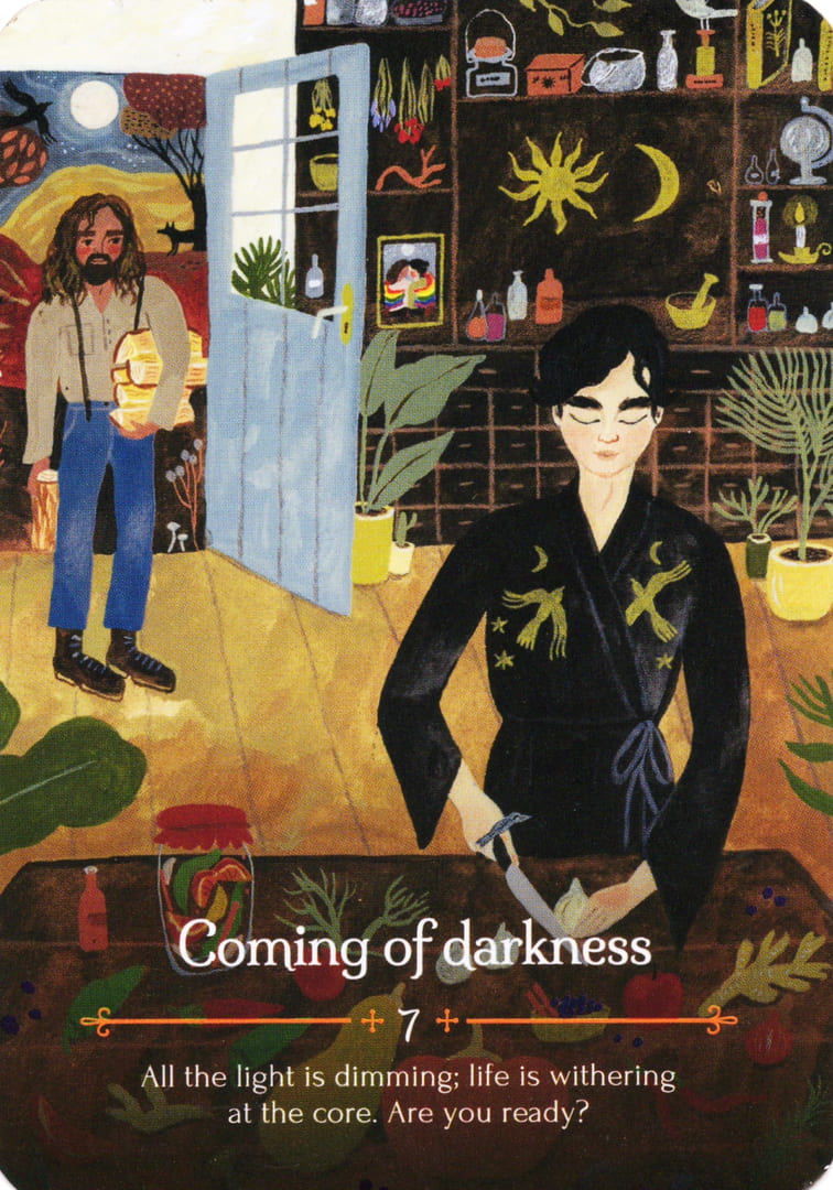 Llegada de la oscuridad — Oráculo de Mabon