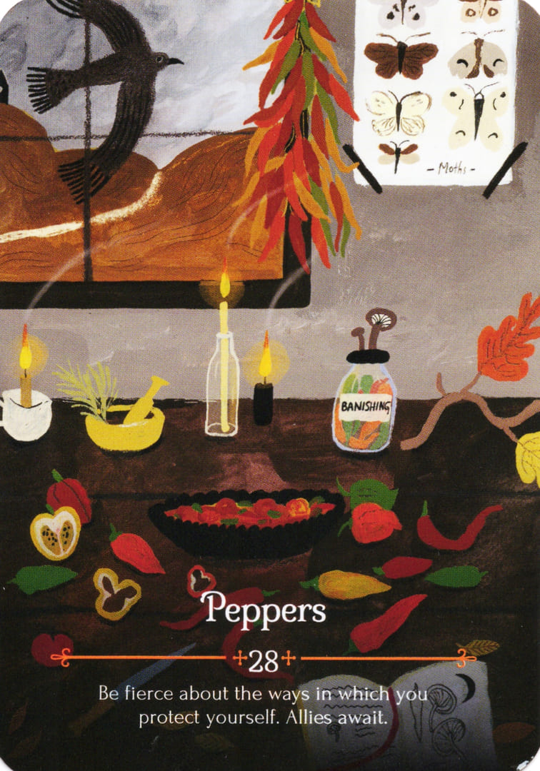 Pimientos — Oráculo de Mabon