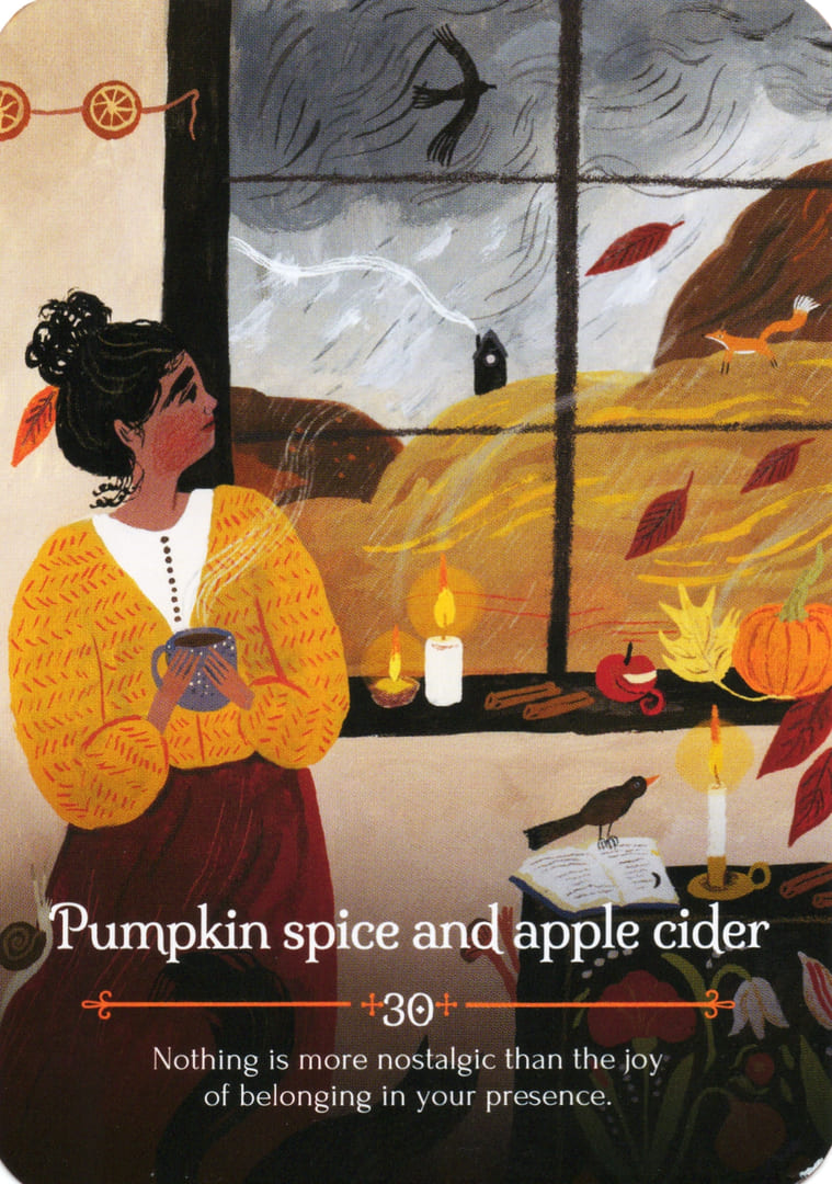 Especias de calabaza y sidra de manzana — Oráculo de Mabon