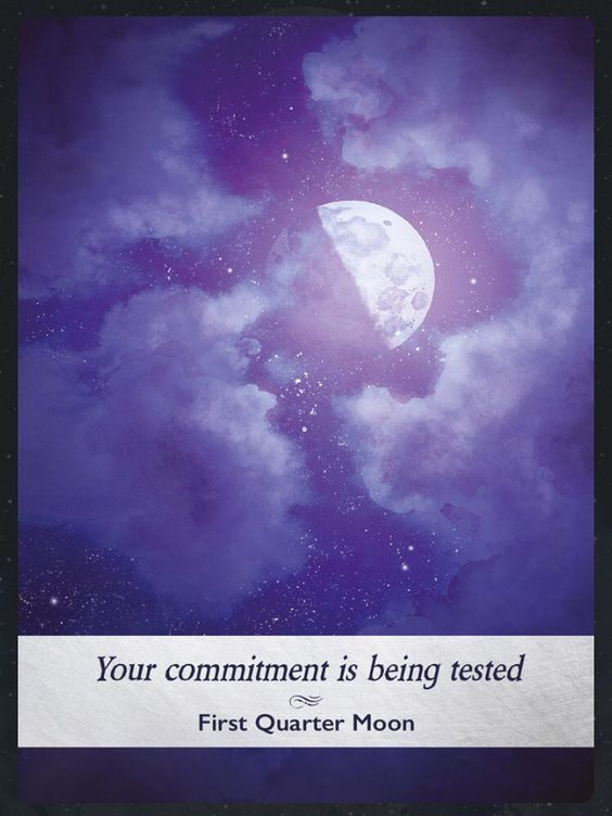 3. First Quarter Moon — Moonology Oracle Card Meanings