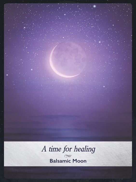 8. Balsamic Moon — Moonology Oracle Card Meanings