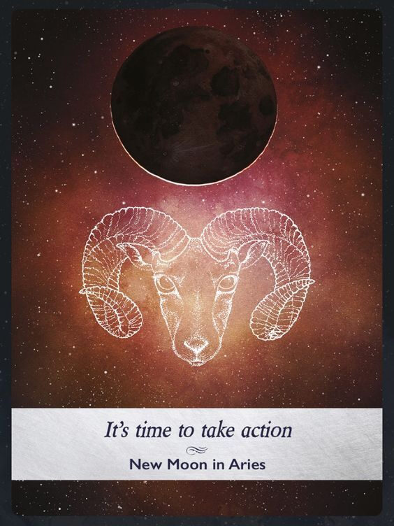 9. New Moon in Aries — Moonology Oracle Card Meanings