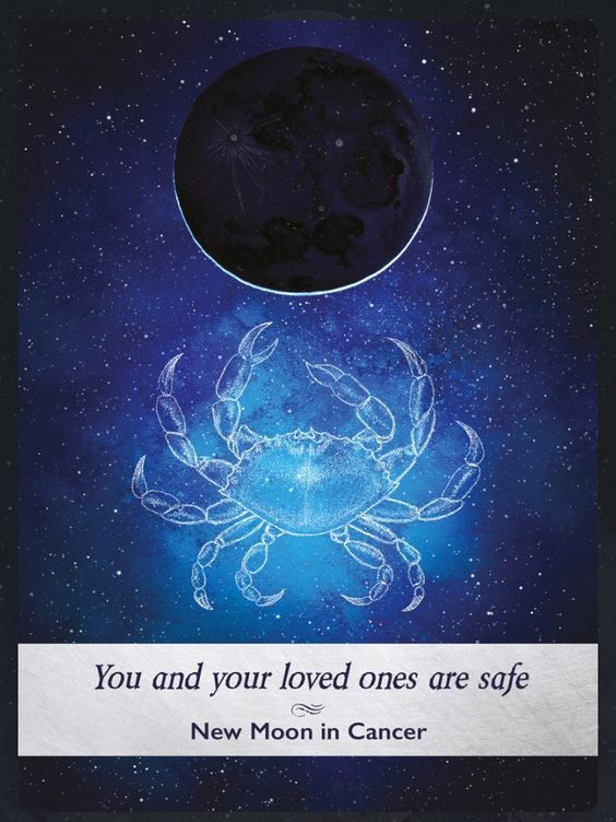 12. New Moon in Cancer — Moonology Oracle Card Meanings