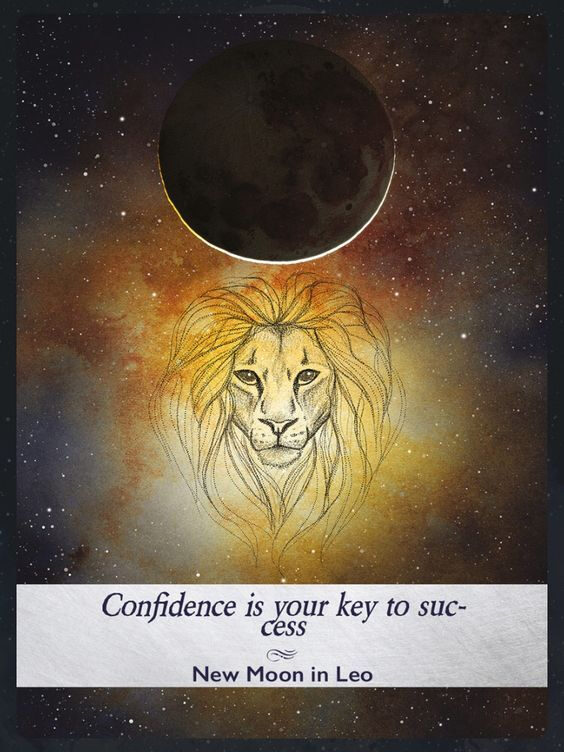 13. New Moon in Leo — Moonology Oracle Card Meanings
