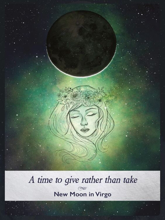 14. New Moon in Virgo — Moonology Oracle Card Meanings