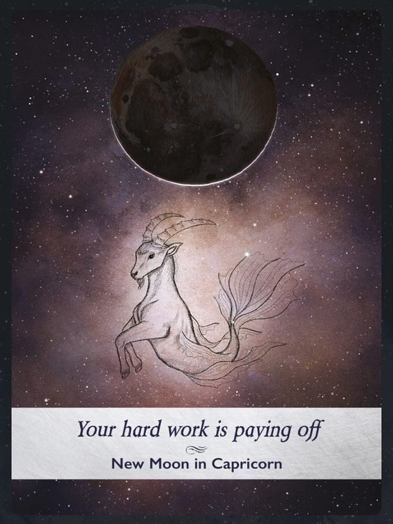 18. New Moon in Capricorn — Moonology Oracle Card Meanings