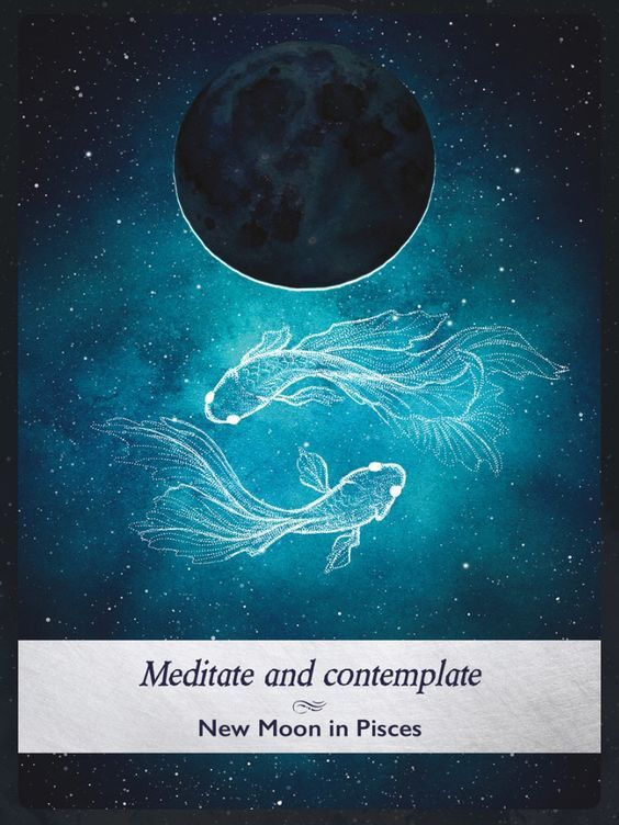 20. New Moon in Pisces — Moonology Oracle Card Meanings
