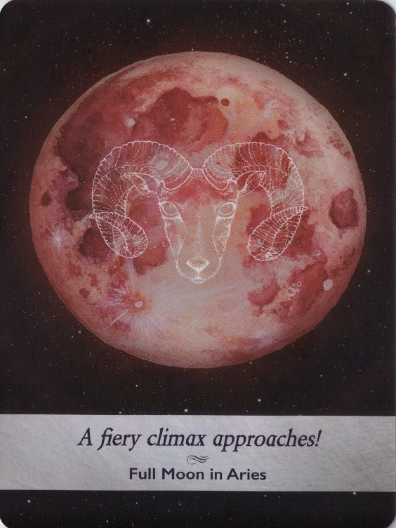 21. Full Moon in Aries — Moonology Oracle Card Meanings