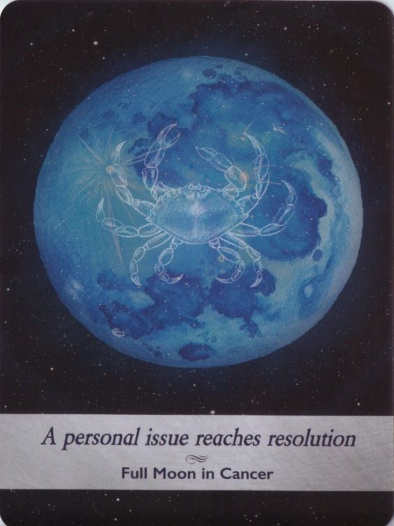 24. Full Moon in Cancer — Moonology Oracle Card Meanings