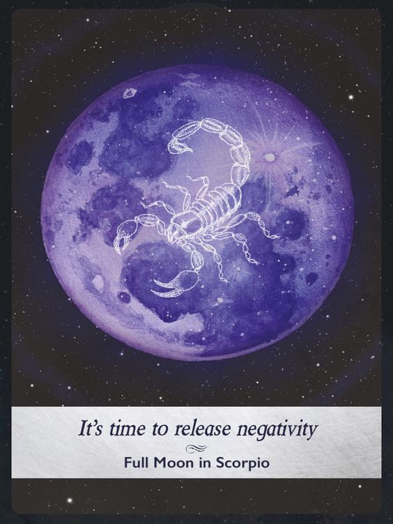 28. Full Moon in Scorpio — Moonology Oracle Card Meanings