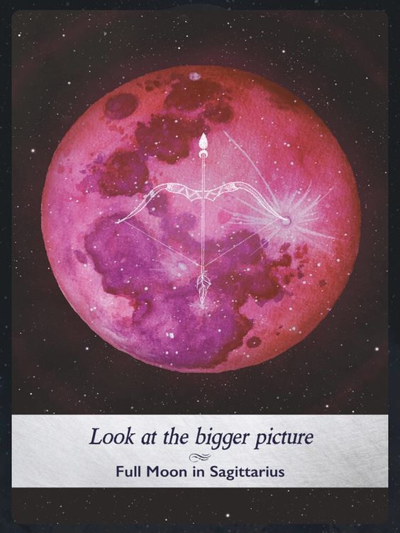 29. Full Moon in Sagittarius — Moonology Oracle Card Meanings