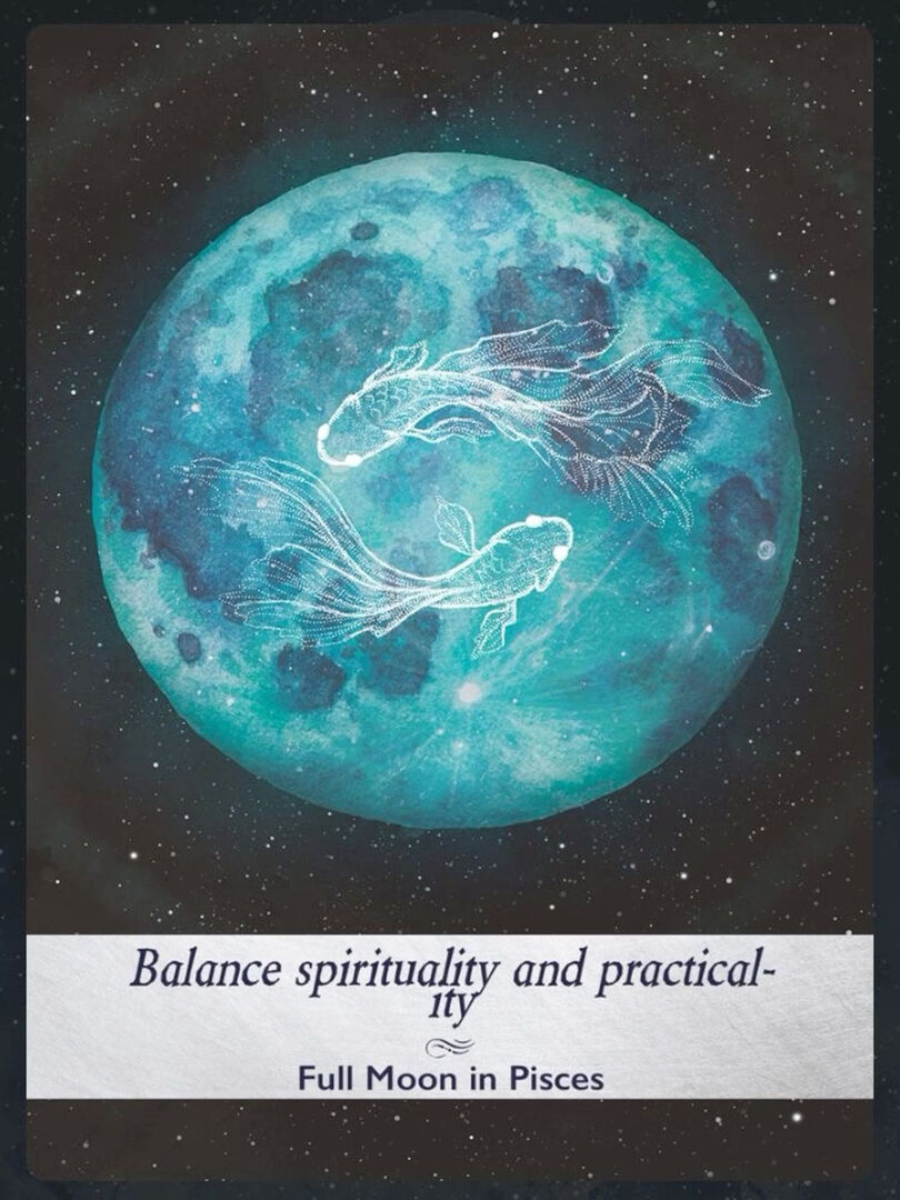 32. Full Moon in Pisces — Moonology Oracle Card Meanings