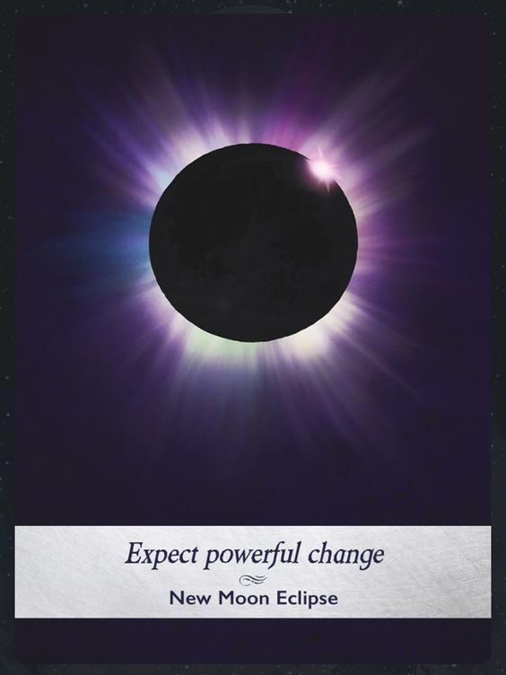 33. New Moon Eclipse — Moonology Oracle Card Meanings