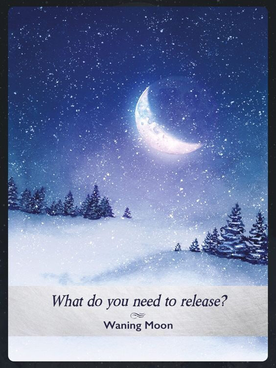 36. Waning Moon — Moonology Oracle Card Meanings