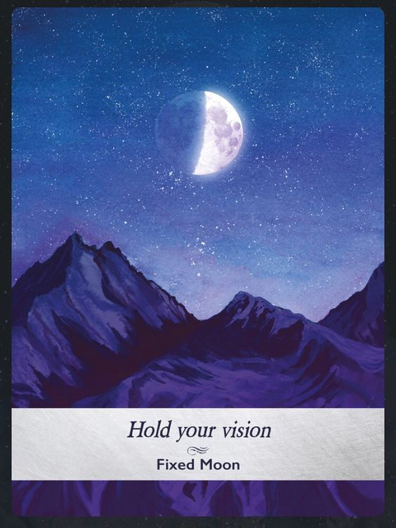 39. Fixed Moon — Moonology Oracle Card Meanings