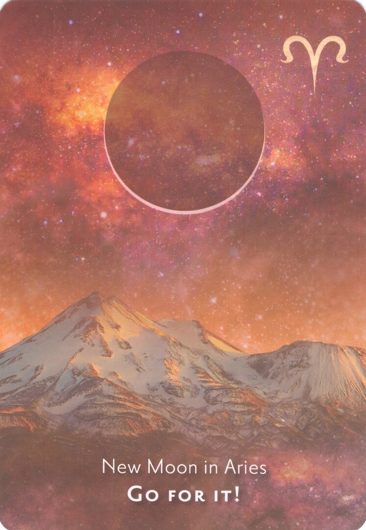 New Moon in Aries — Moonology Manifestation Oracle