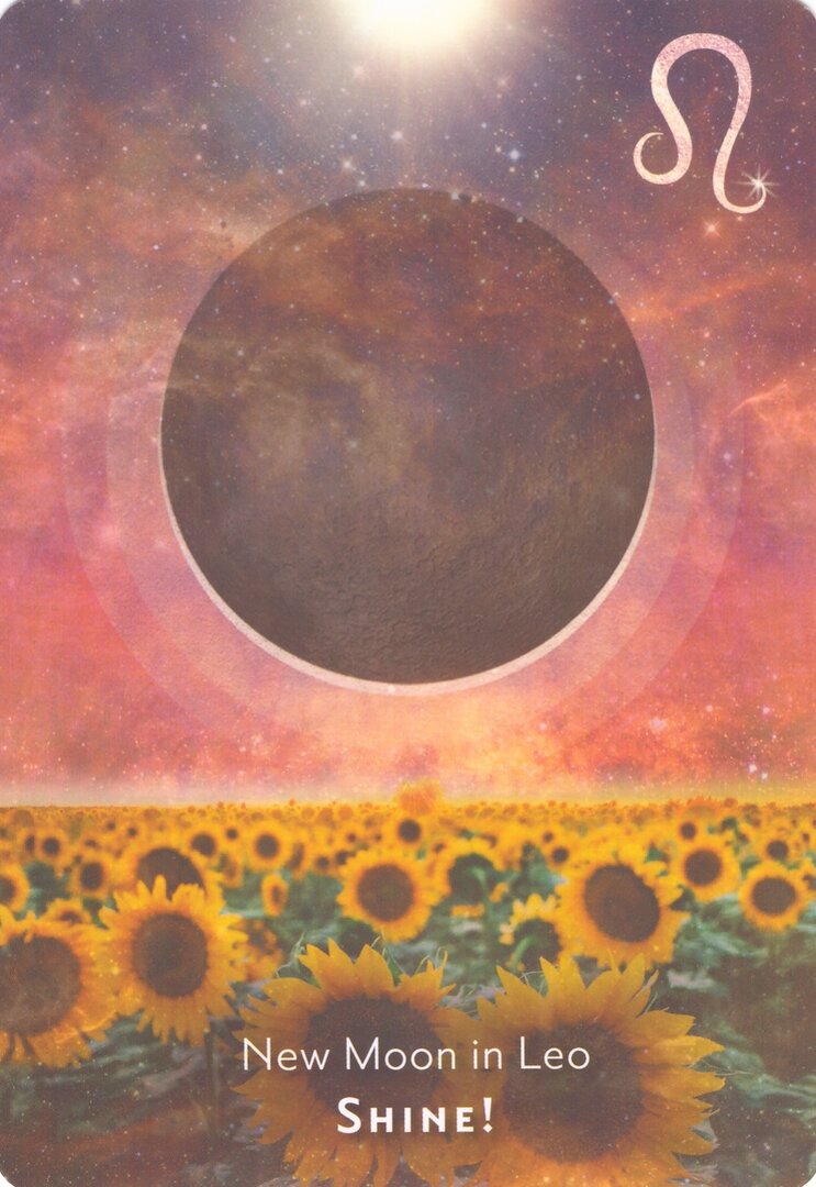 New Moon in Leo — Moonology Manifestation Oracle