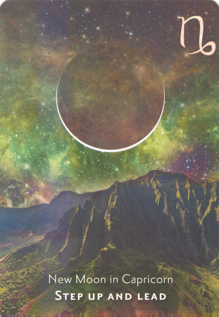 New Moon in Capricorn — Moonology Manifestation Oracle