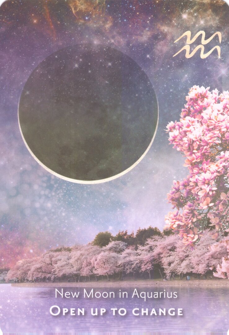 New Moon in Aquarius — Moonology Manifestation Oracle
