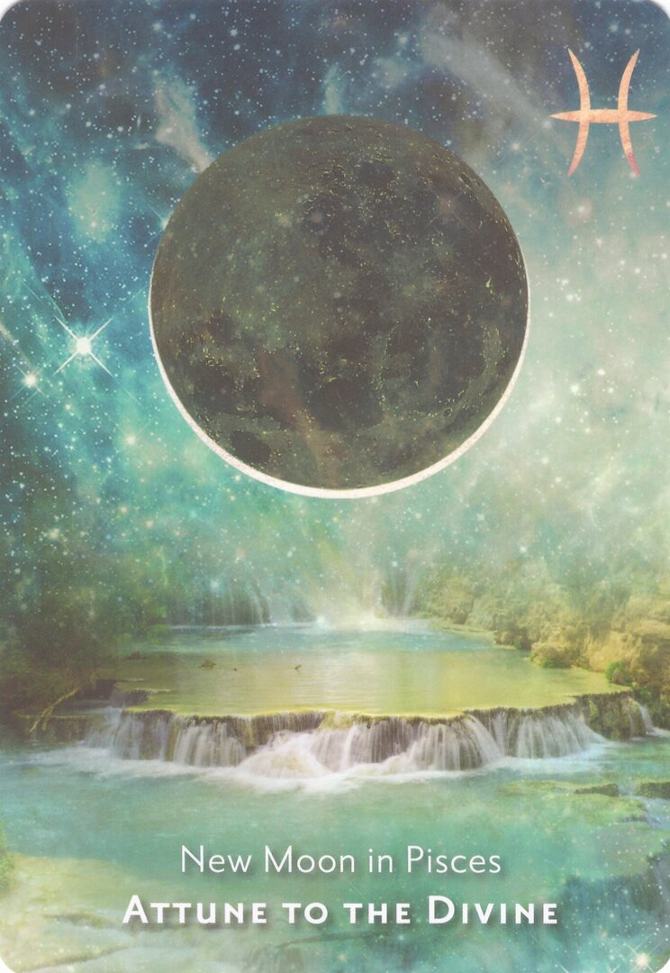 New Moon in Pisces — Moonology Manifestation Oracle