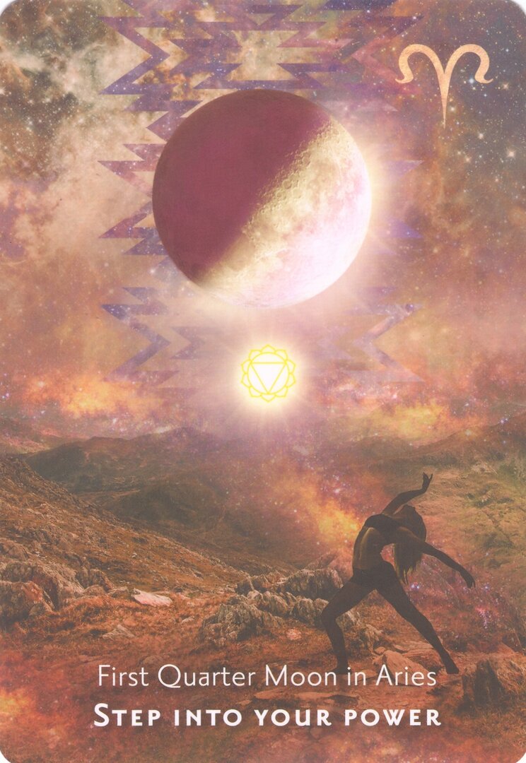 First Quarter Moon in Aries — Moonology Manifestation Oracle