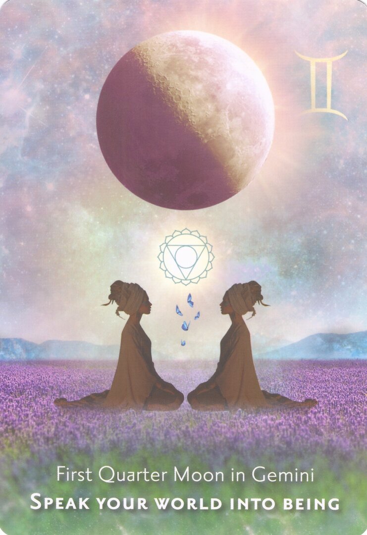First Quarter Moon in Gemini — Moonology Manifestation Oracle