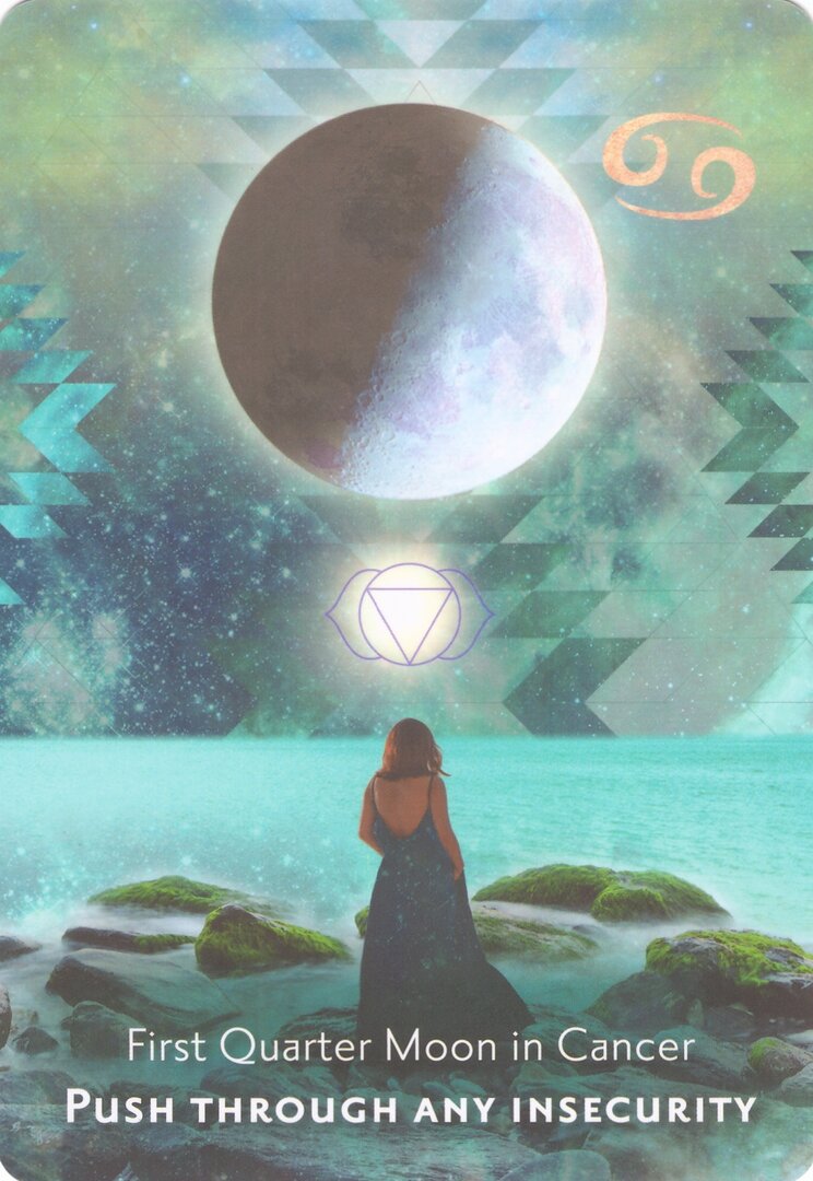 First Quarter Moon in Cancer