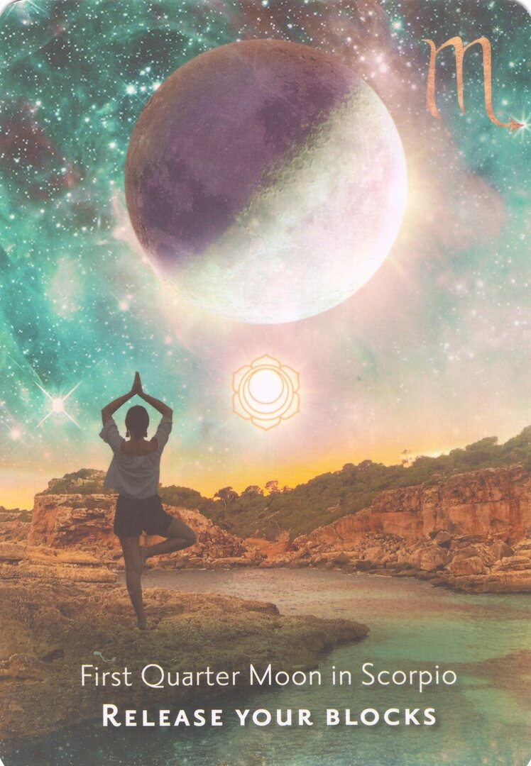 First Quarter Moon in Scorpio