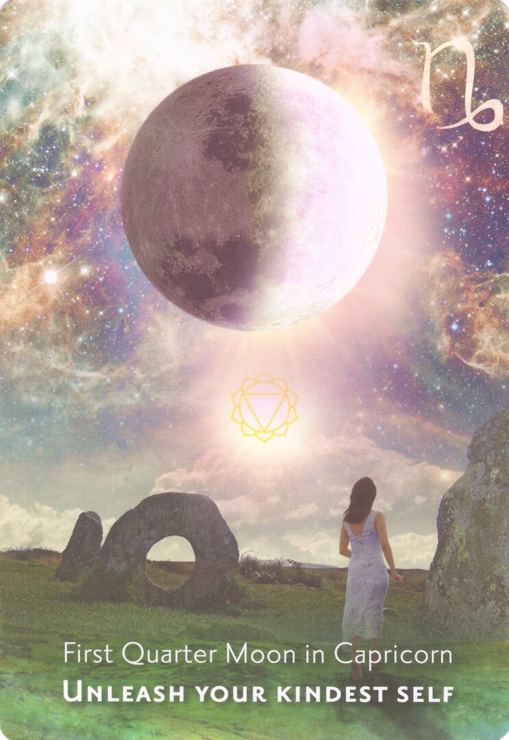 First Quarter Moon in Capricorn — Moonology Manifestation Oracle