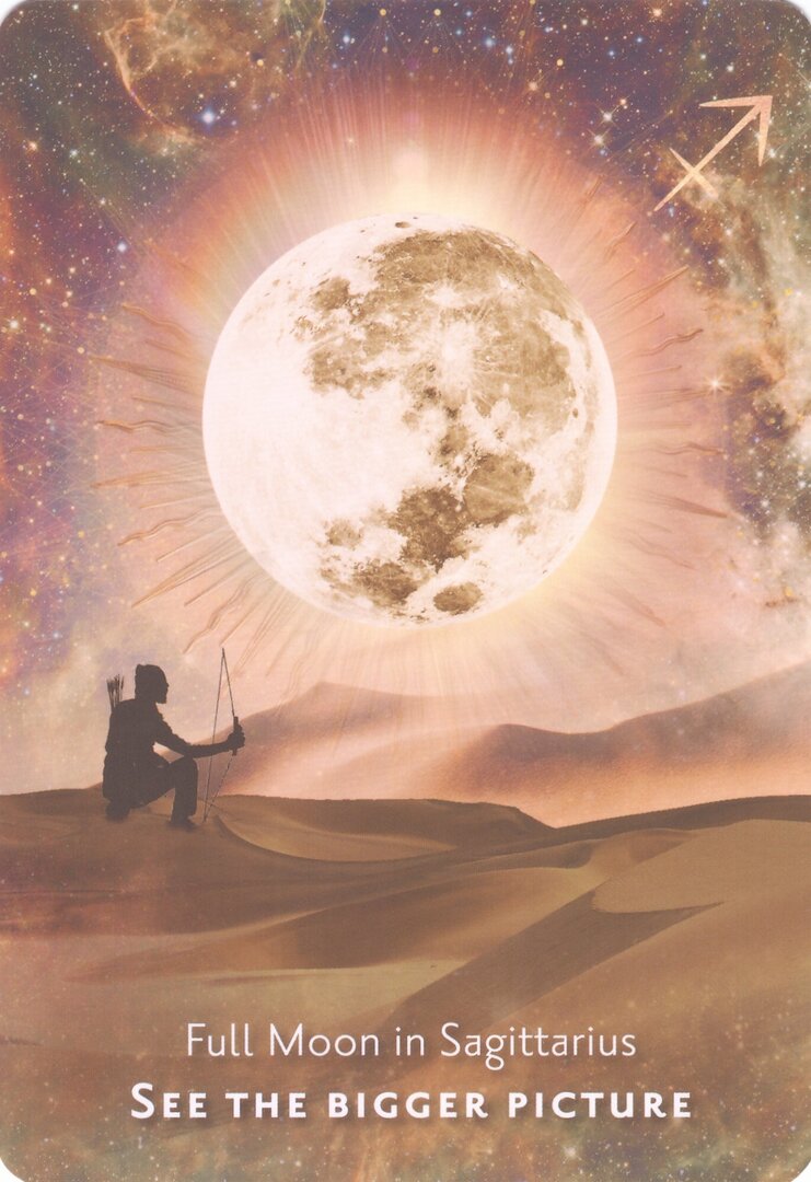 Full Moon in Sagittarius — Moonology Manifestation Oracle