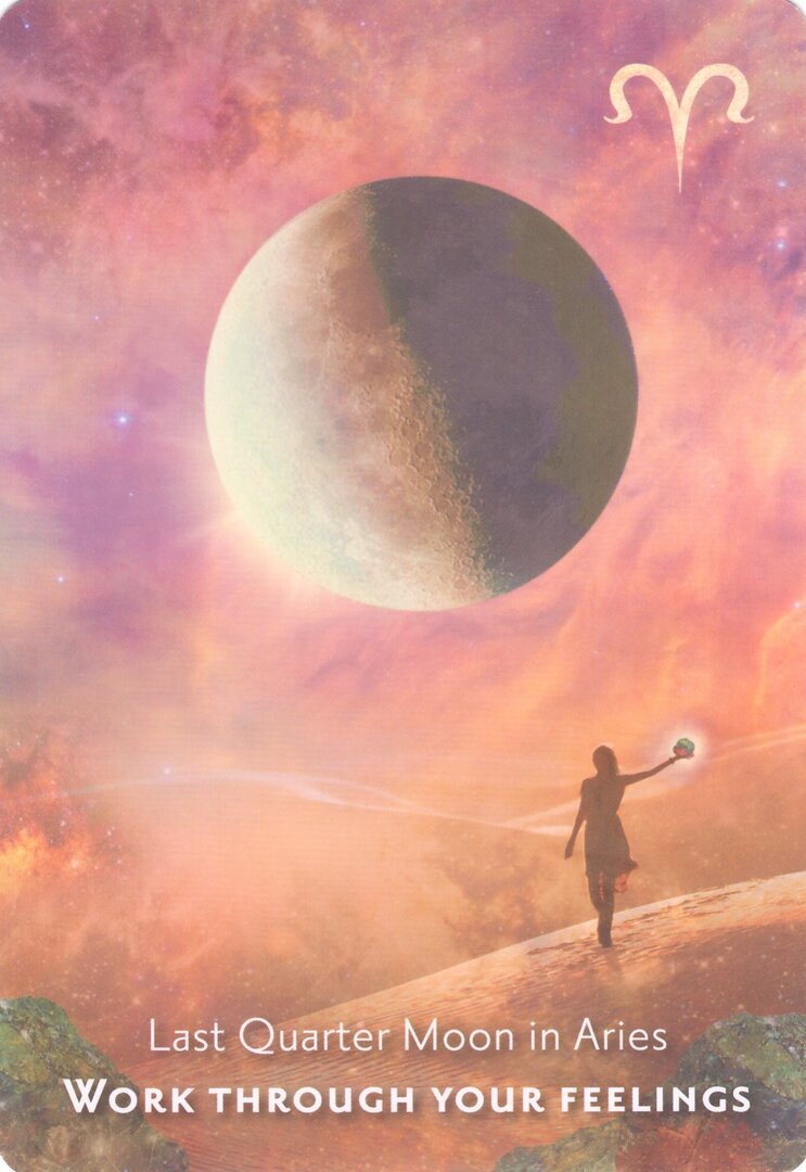 Last Quarter Moon in Aries — Moonology Manifestation Oracle