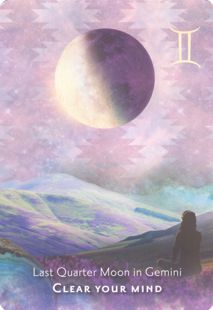 Last Quarter Moon in Gemini — Moonology Manifestation Oracle