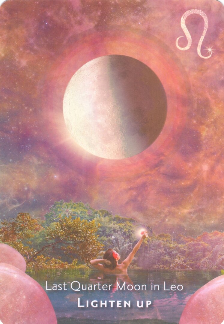 Last Quarter Moon in Leo — Moonology Manifestation Oracle