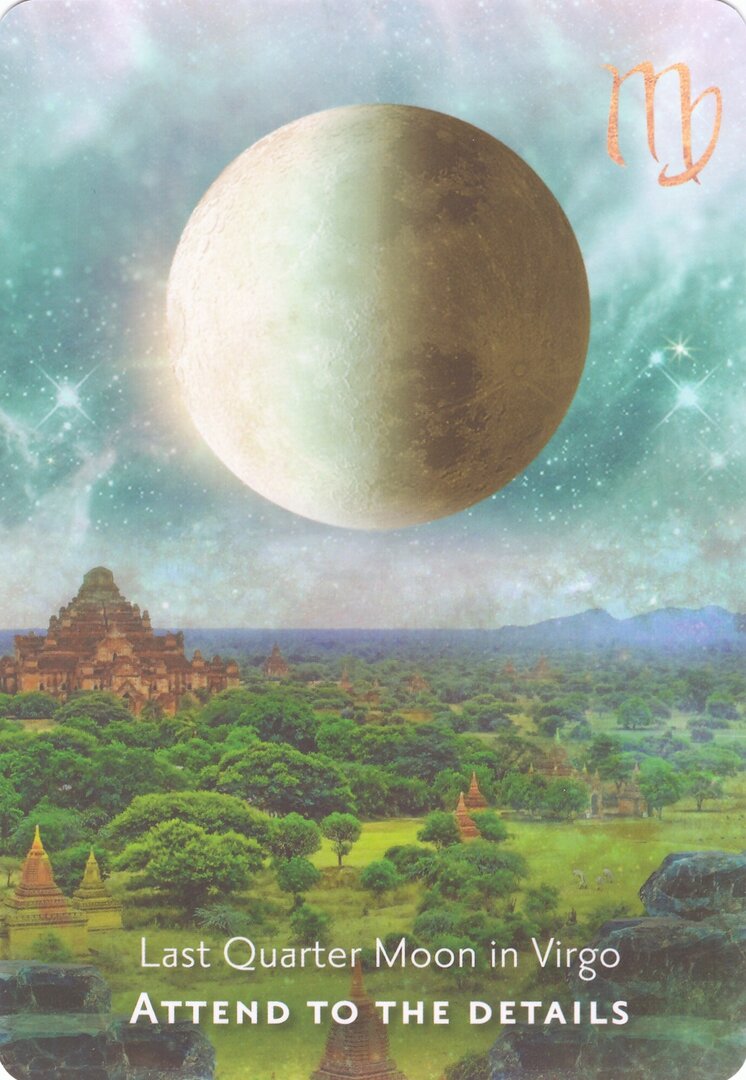 Last Quarter Moon in Virgo