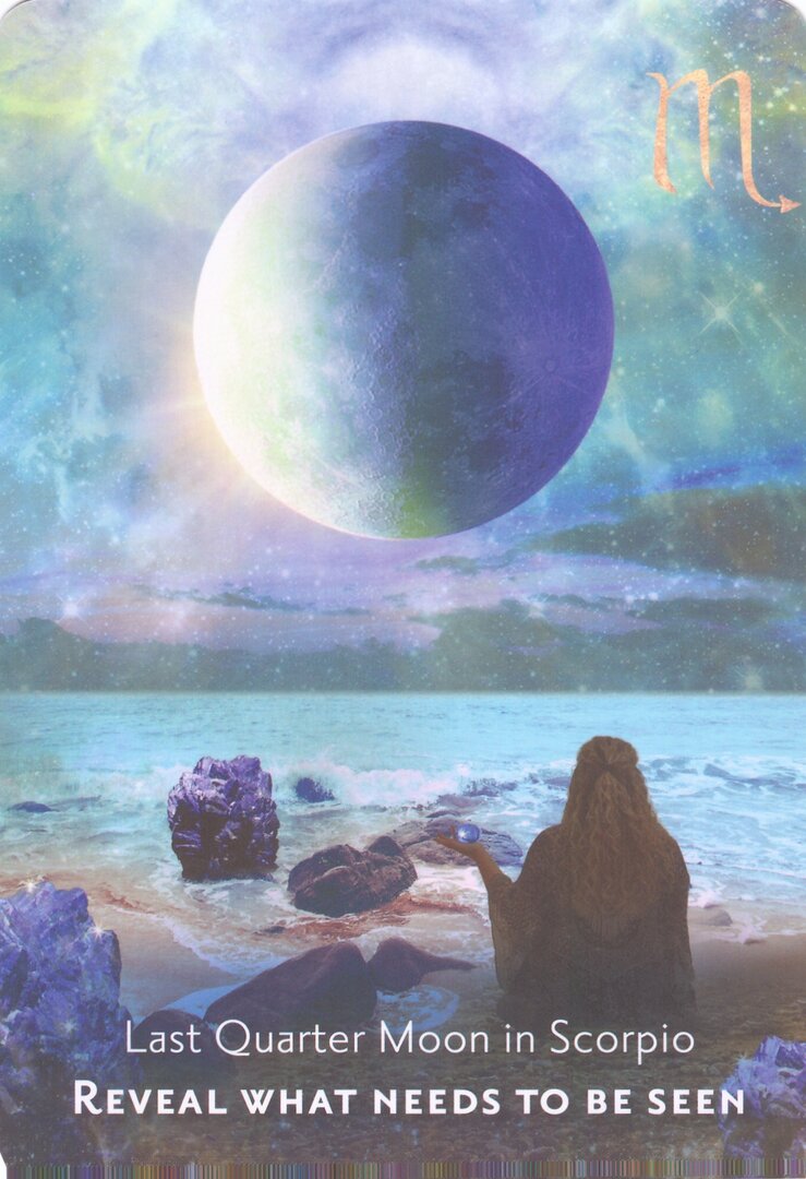Last Quarter Moon in Scorpio — Moonology Manifestation Oracle