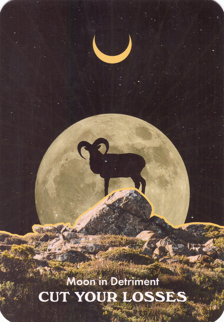 Moon in Detriment — Moonology Messages Oracle