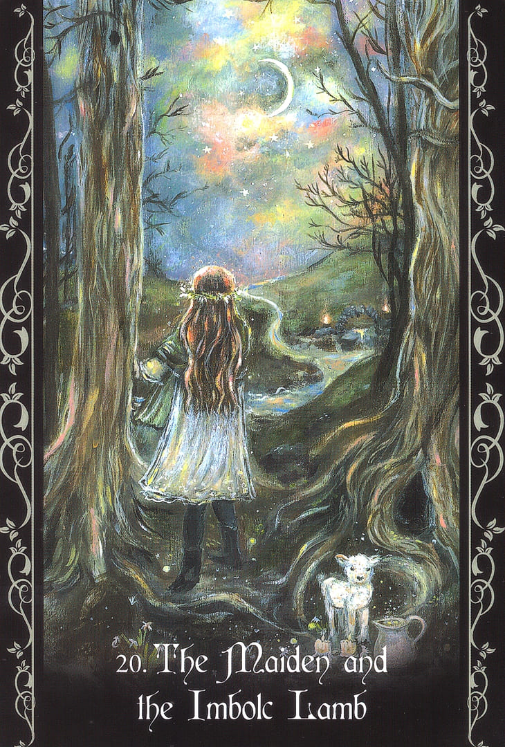The Maiden and the Imbolc Lamb — Solitary Witch Oracle