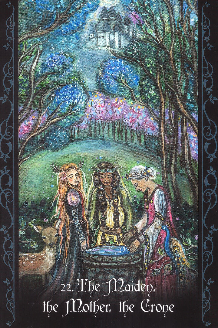 The Maiden, the Mother, the Crone — Solitary Witch Oracle