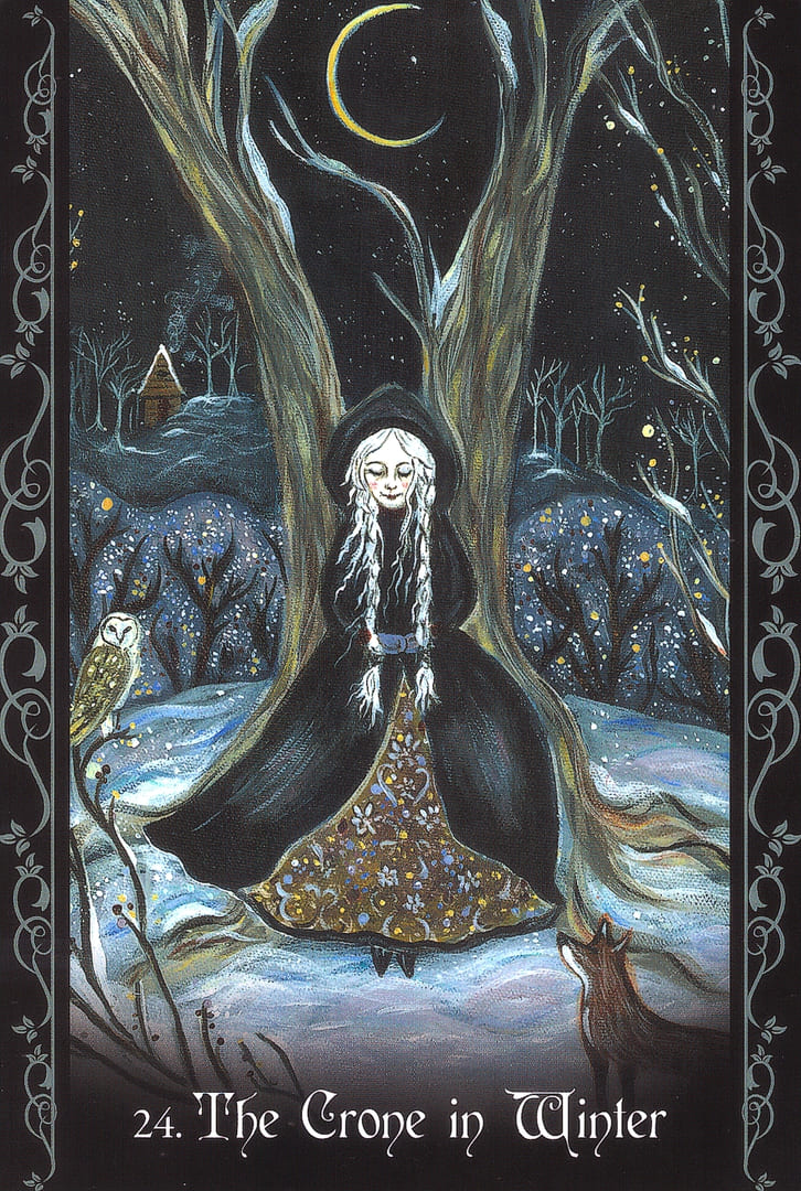 The Crone in Winter — Solitary Witch Oracle