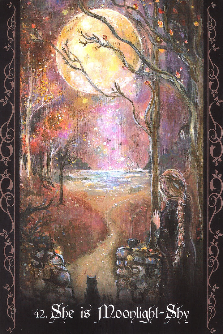 She is Moonlight-Shy — Solitary Witch Oracle