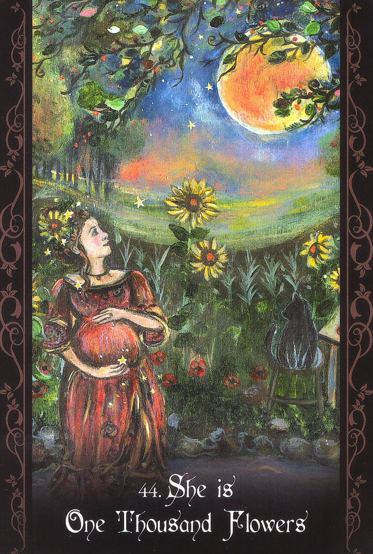 She is One Thousand Flowers — Solitary Witch Oracle