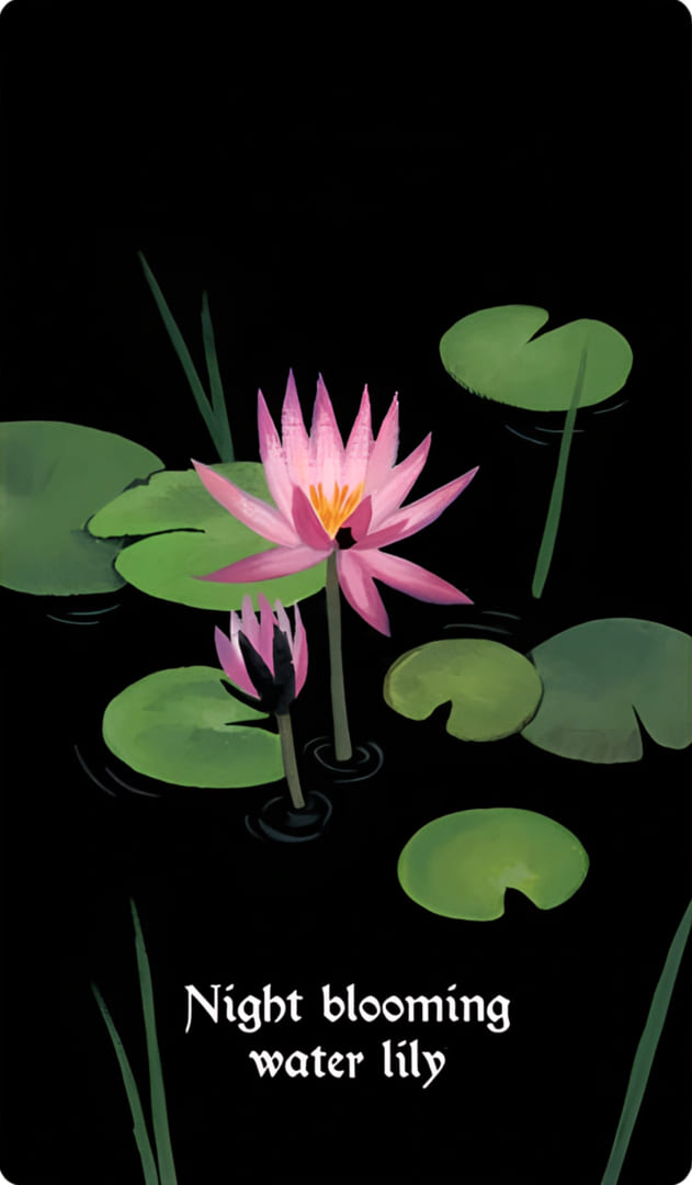 Night Blooming Water Lily — Nocturna Oracle