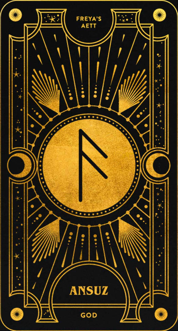 04 Ansuz — Cosmic Whisper Rune Deck