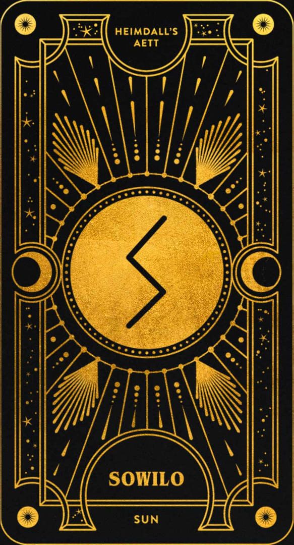 Sowilo — Cosmic Whisper Rune Deck