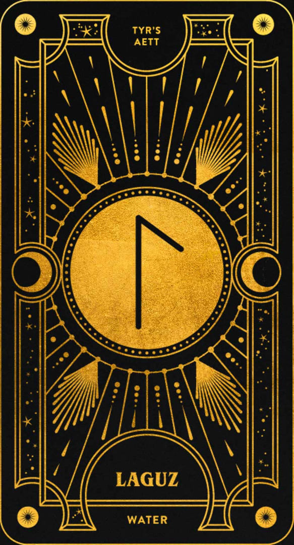 Laguz — Cosmic Whisper Rune Deck