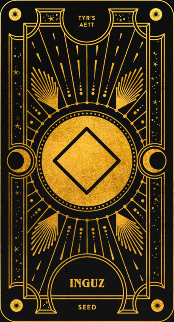 Inguz — Cosmic Whisper Rune Deck