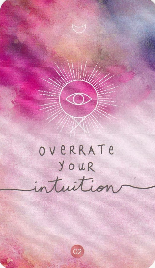 Overrate Your Intuition — Sacred Creators Oracle
