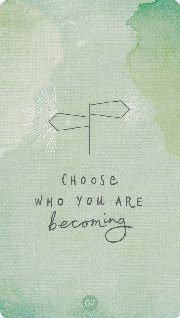 Choose Who You Are Becoming — Sacred Creators Oracle
