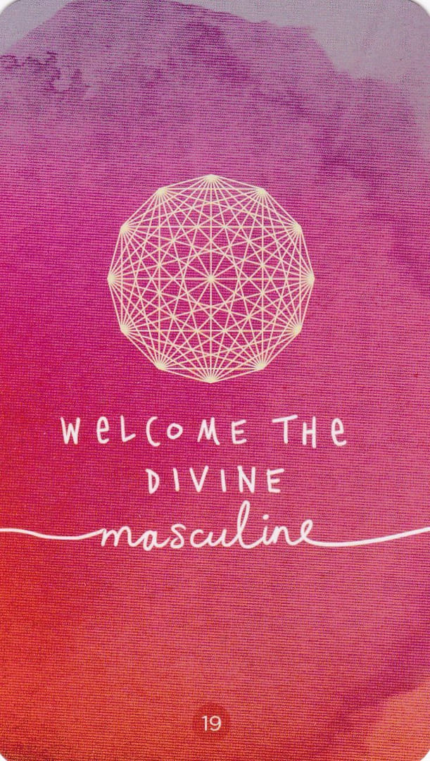 DA LA BIENVENIDA AL DIVINO MASCULINO