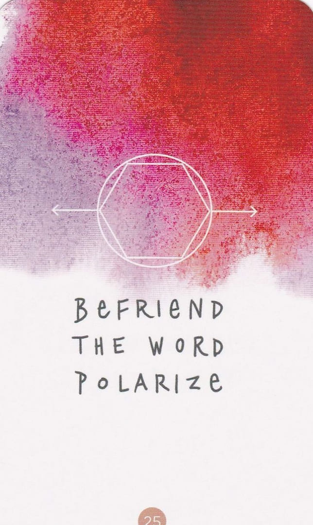 Befriend the Word Polarize — Sacred Creators Oracle